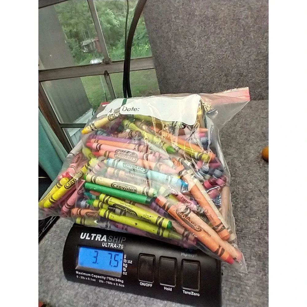 Crayola Bulk Crayon Lot Assorted Colors Washable 3lb 7.5oz Art Supplies Crafting